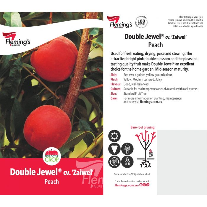 Double Jewel Peach bare root