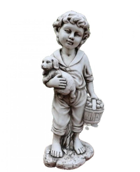 Boy with Dog